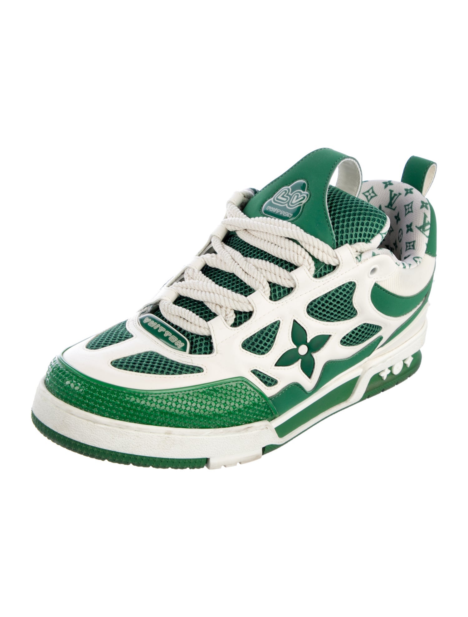 Louis Vuitton Mesh Printed Sneakers