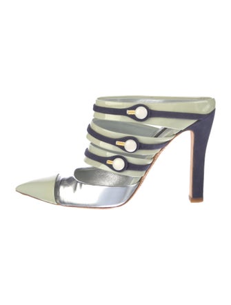 Louis Vuitton Patent Leather Mules