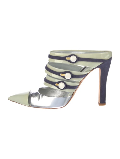 Louis Vuitton Patent Leather Mules