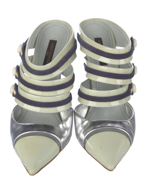 Louis Vuitton Patent Leather Mules