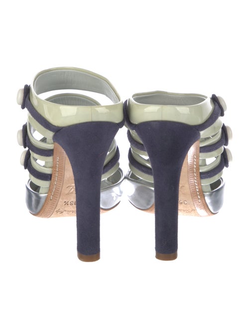 Louis Vuitton Patent Leather Mules