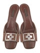 Louis Vuitton LV Monogram Leather Mules