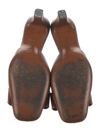 Louis Vuitton LV Monogram Leather Mules