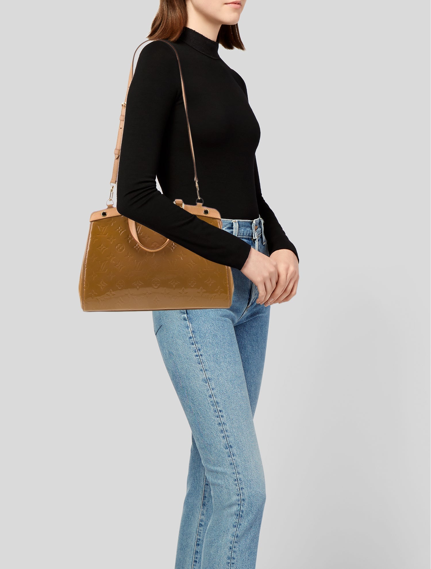 Louis Vuitton Patent Leather Brea MM