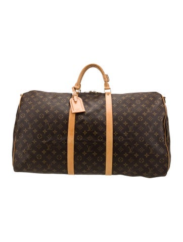 Louis Vuitton Luggage and Travel LV Monogram Keepall Bandouliere 60