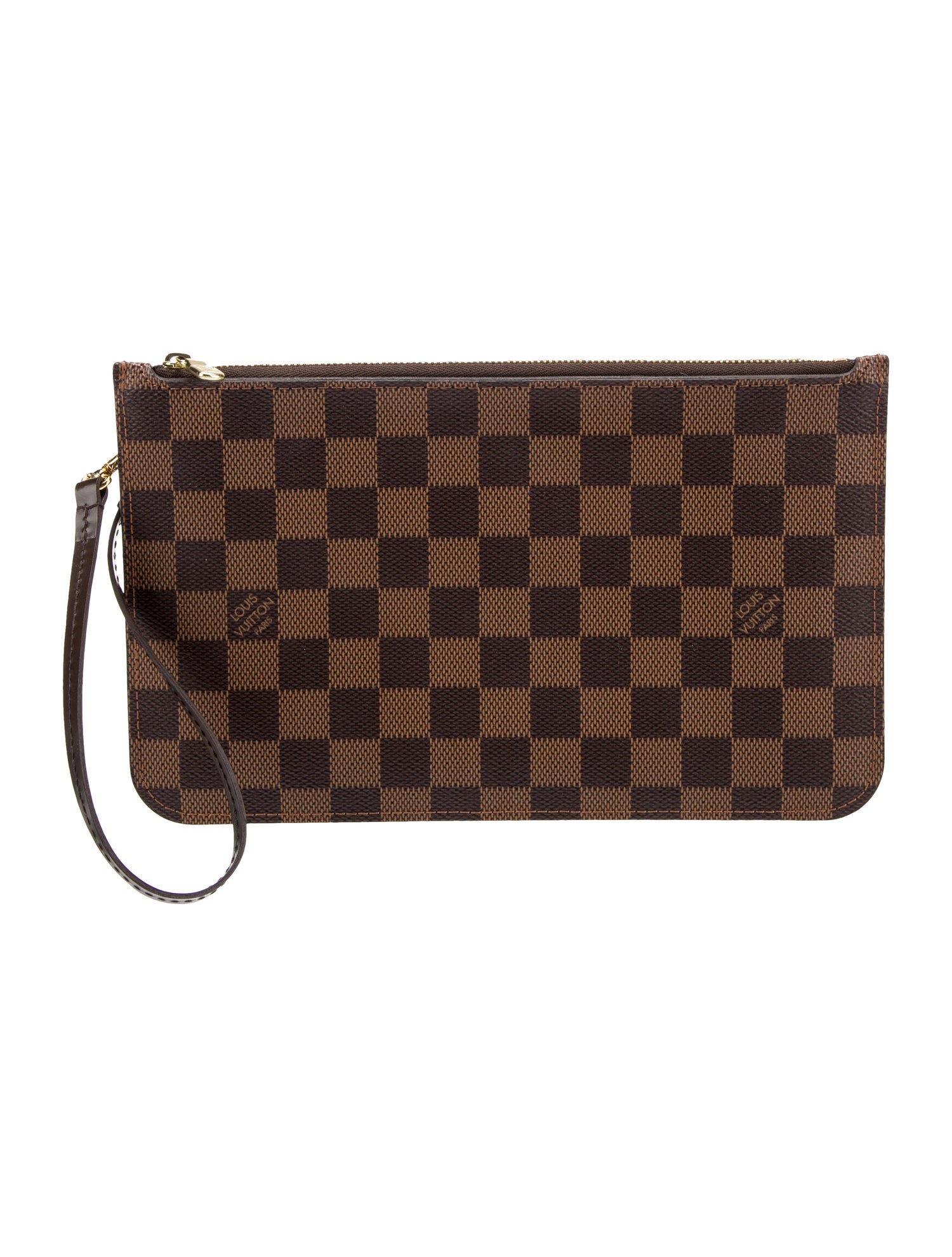 Louis Vuitton Damier Ebene Neverfull Pouch