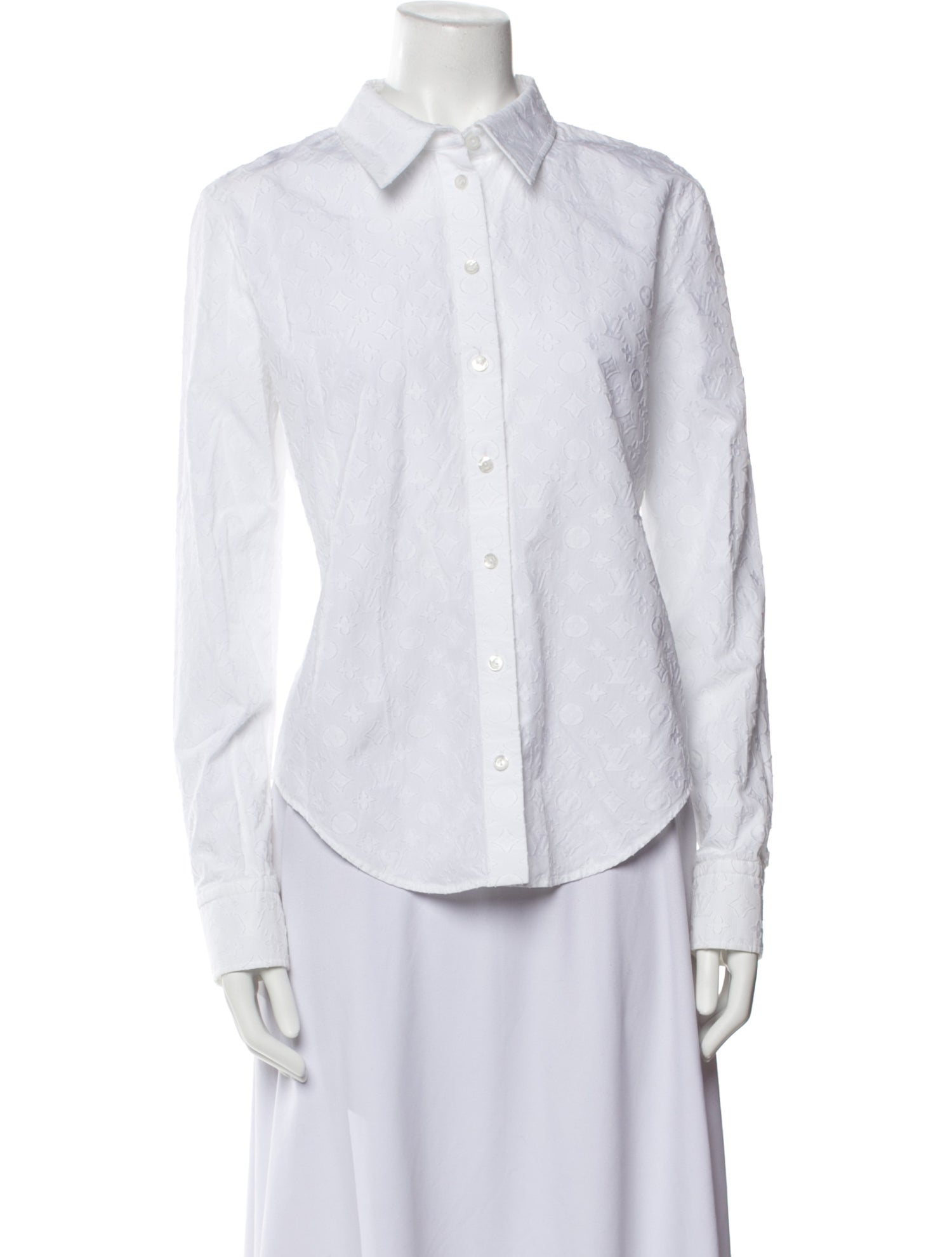 Louis Vuitton 2019 Striped Button-Up Top