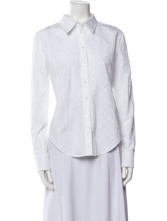 Louis Vuitton 2019 Striped Button-Up Top