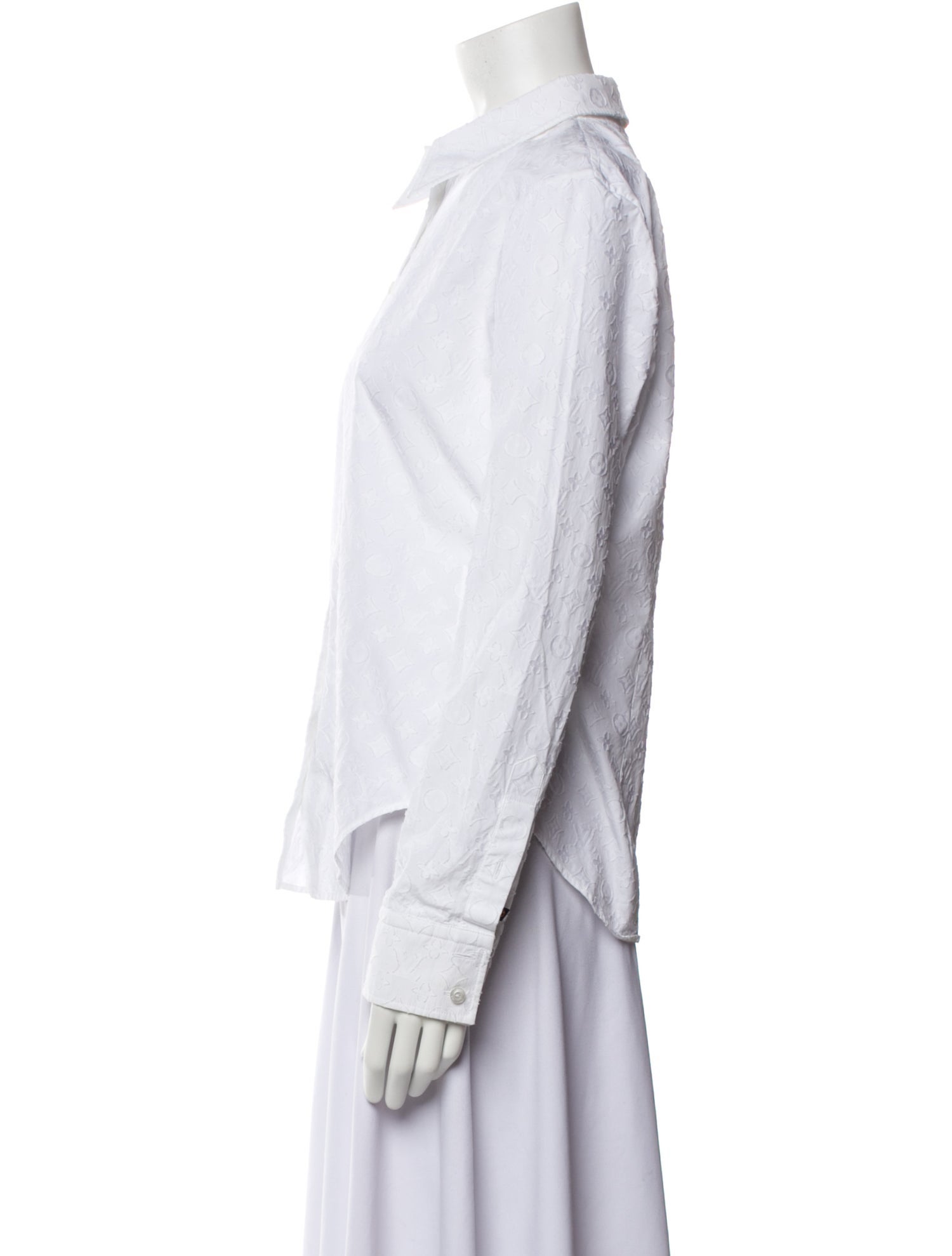 Louis Vuitton 2019 Striped Button-Up Top