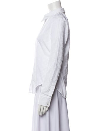 Louis Vuitton 2019 Striped Button-Up Top