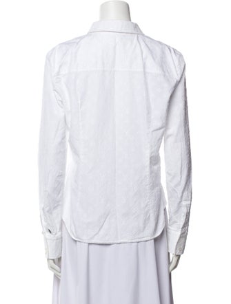 Louis Vuitton 2019 Striped Button-Up Top