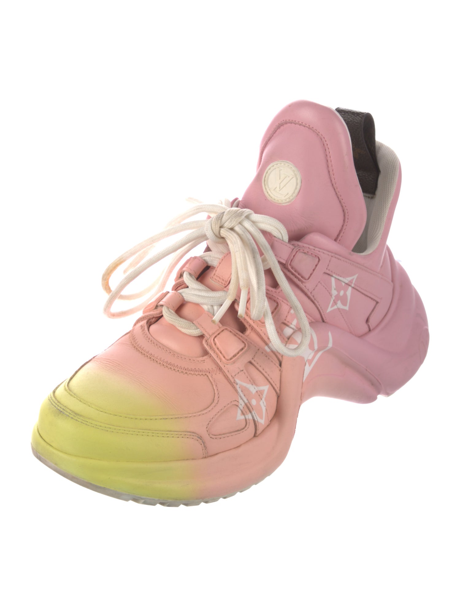 Louis Vuitton LV Monogram Leather Chunky Sneakers