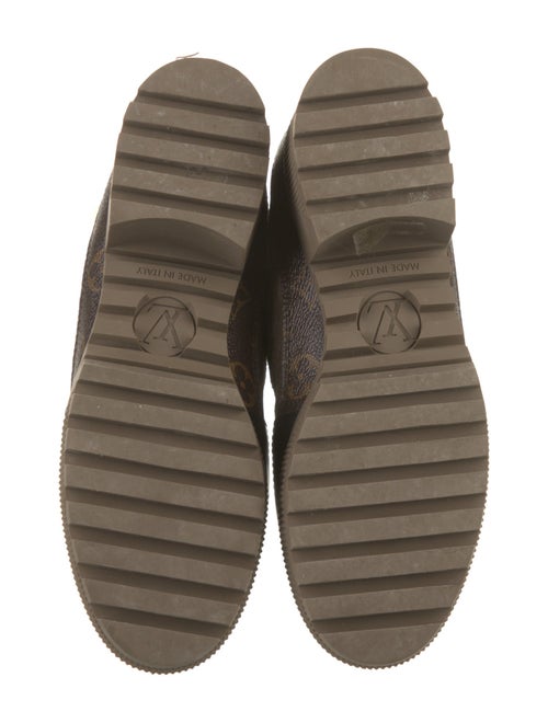 Louis Vuitton LV Monogram Suede Combat Boots