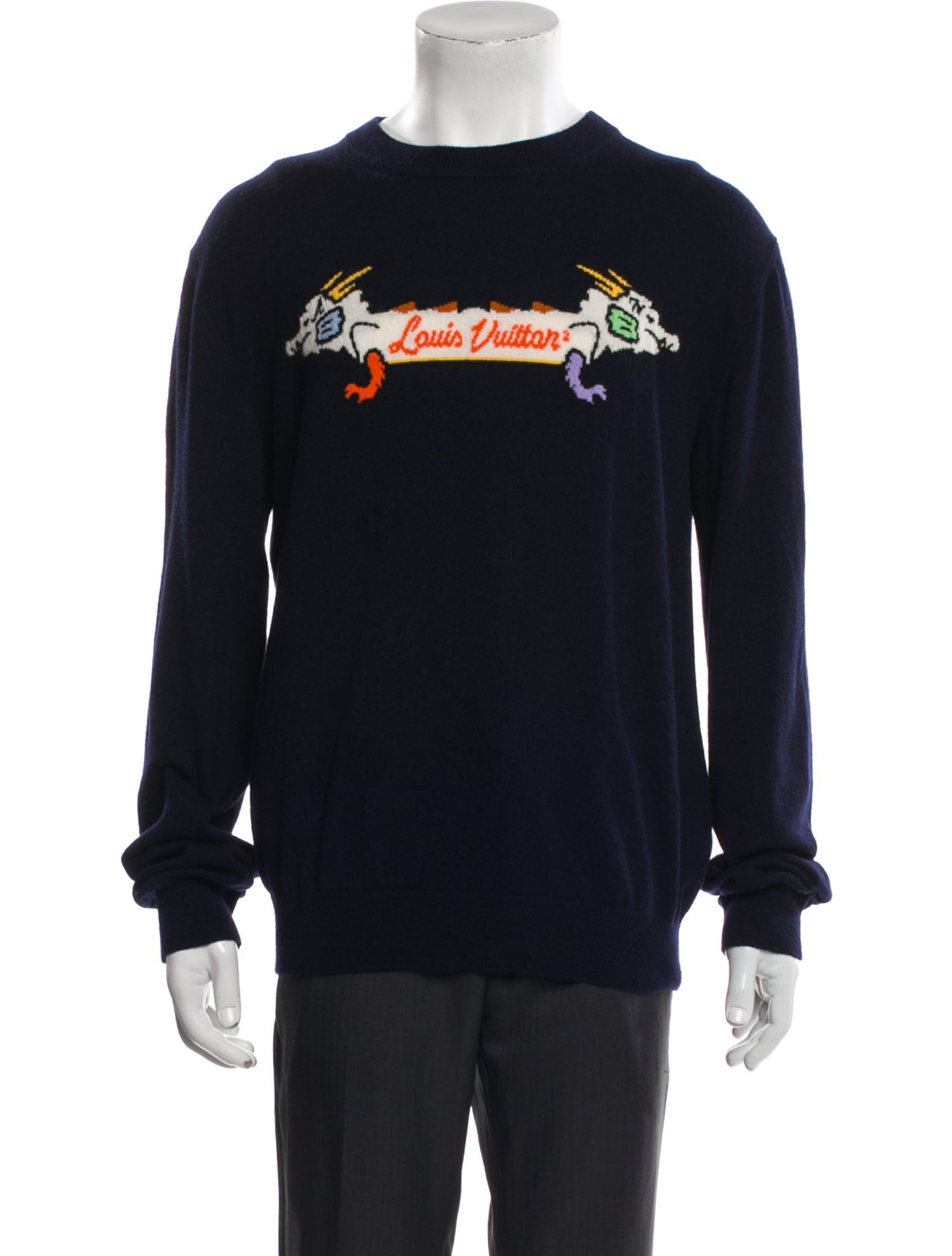 Louis Vuitton 2022 Signature Logo Pullover