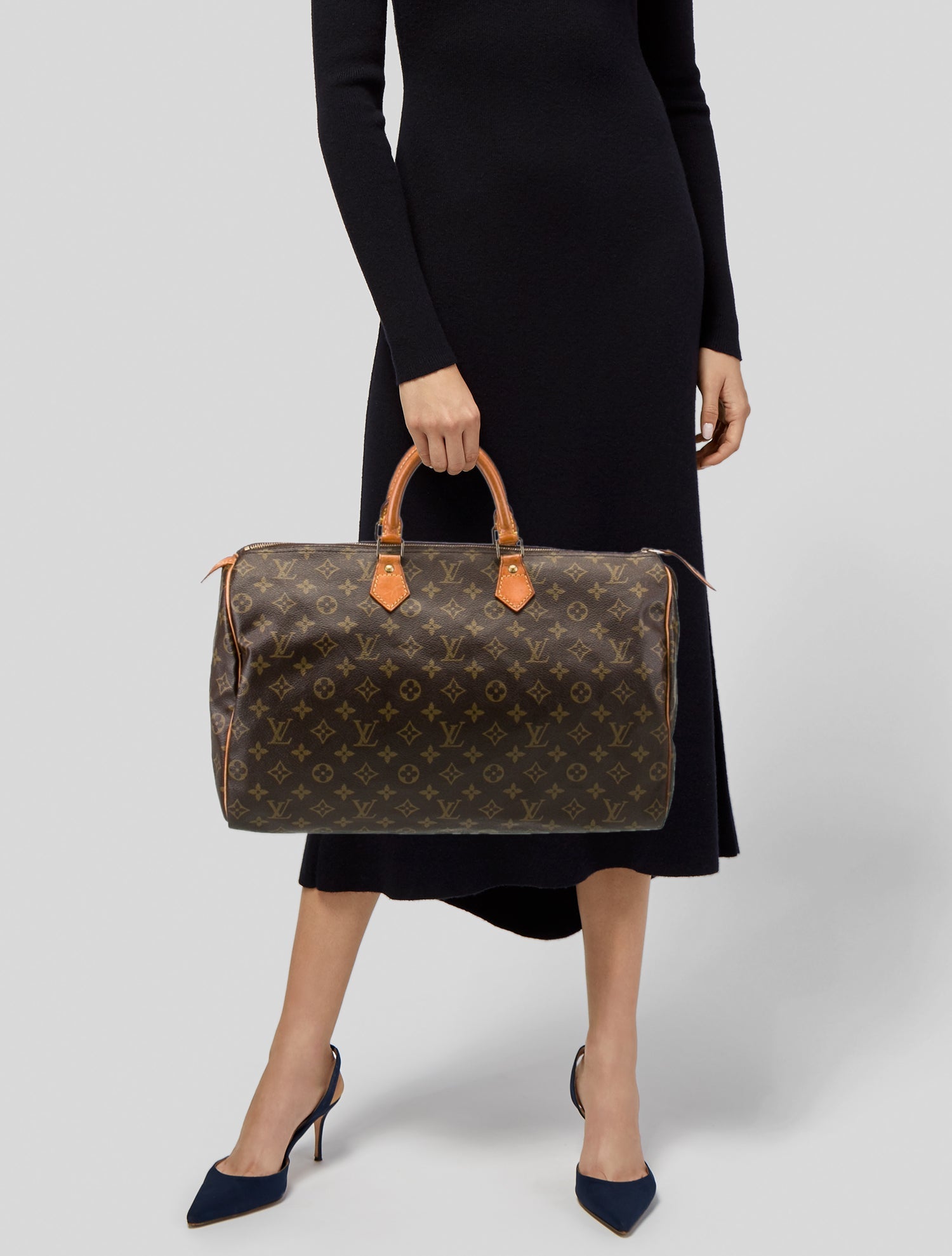 Louis Vuitton LV Monogram Speedy 40 Vintage