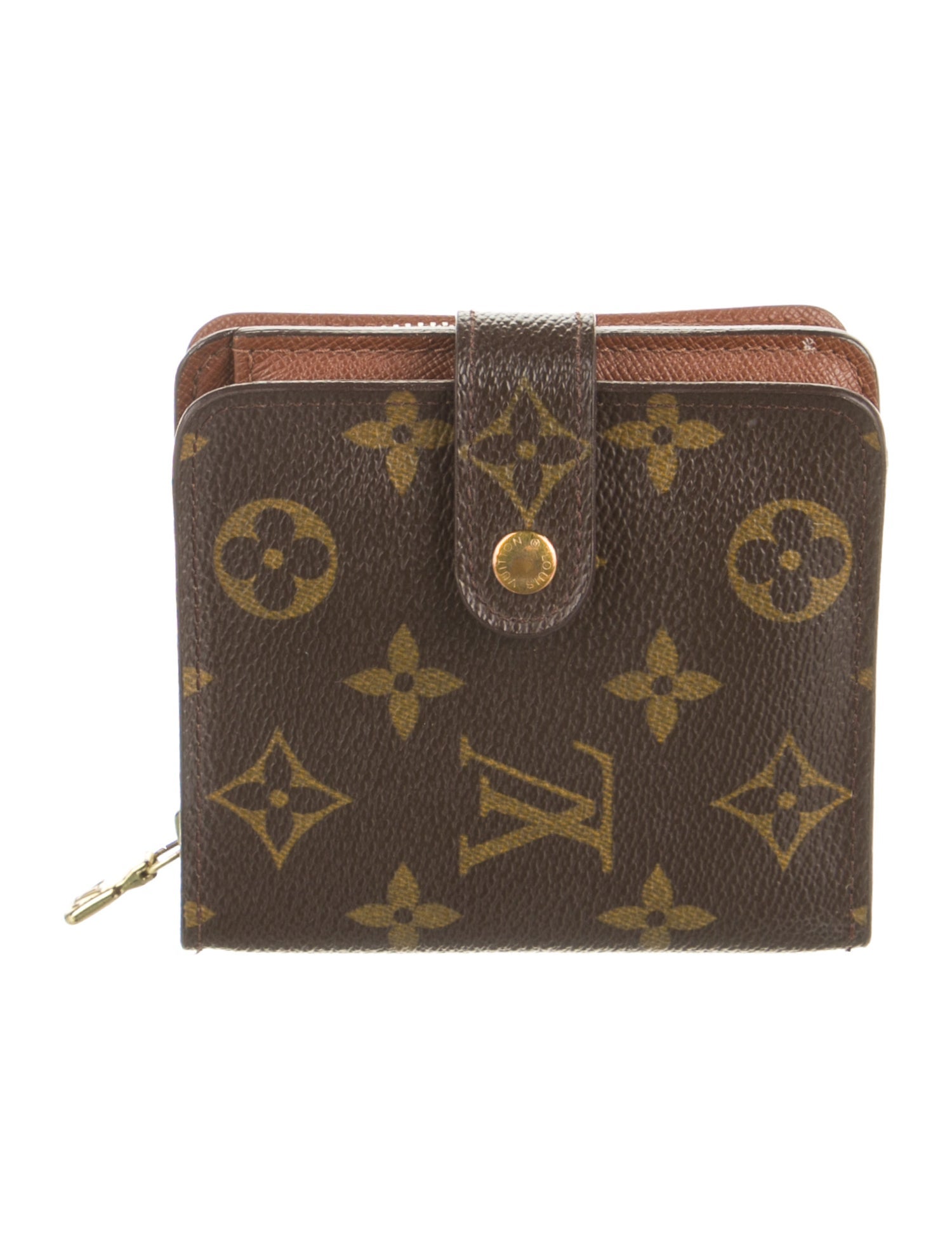 Louis Vuitton LV Monogram Coated Canvas French Purse