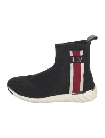 Louis Vuitton Grosgrain Trim Sock Sneakers