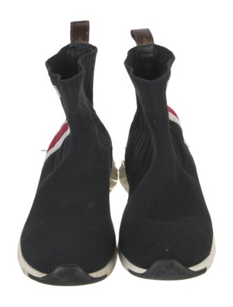 Louis Vuitton Grosgrain Trim Sock Sneakers