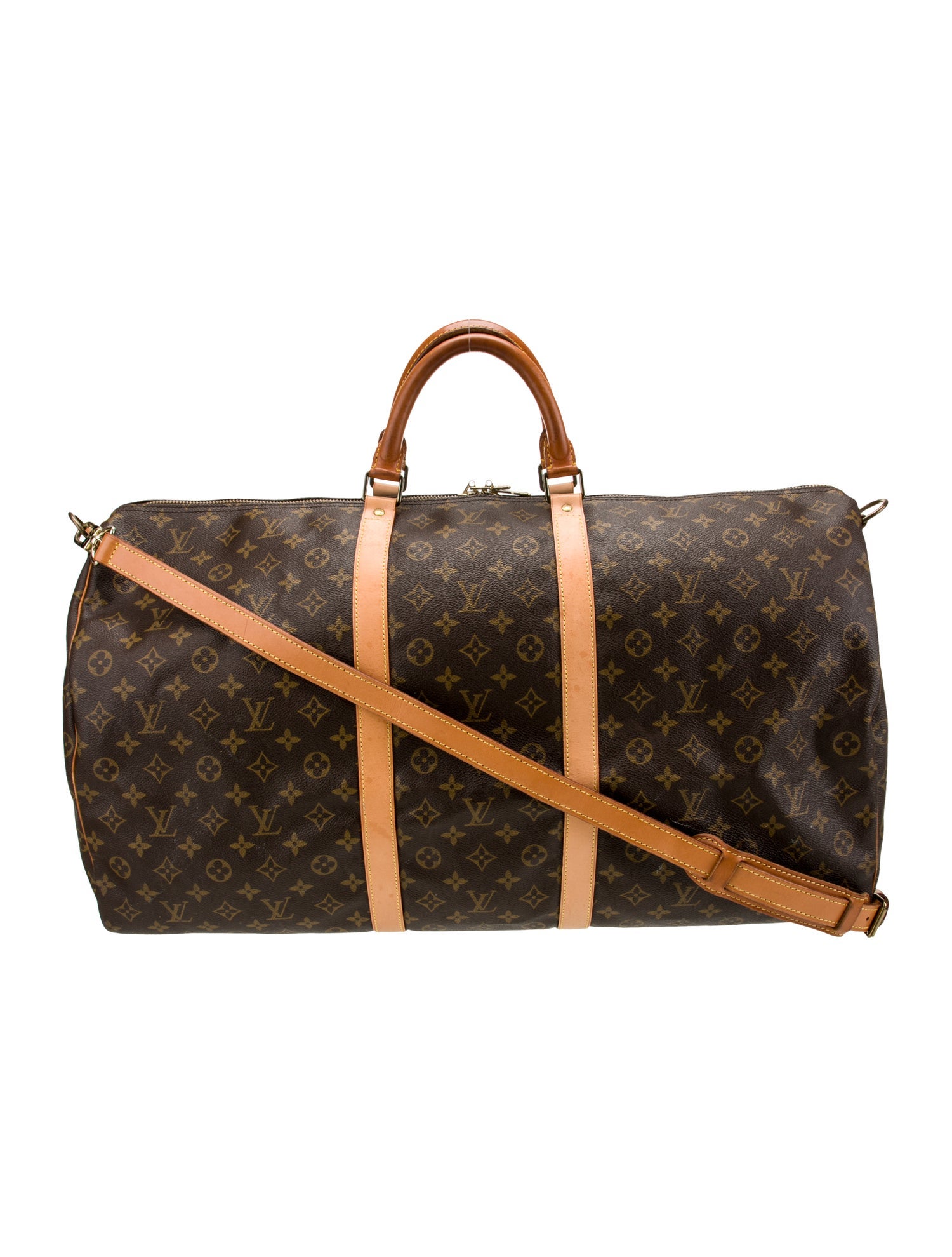 Louis Vuitton LV Monogram Keepall Bandouliere 60 Vintage