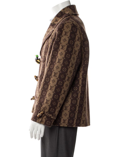 Louis Vuitton x Nigo 2022 'Trunk Stripes' Peacoat