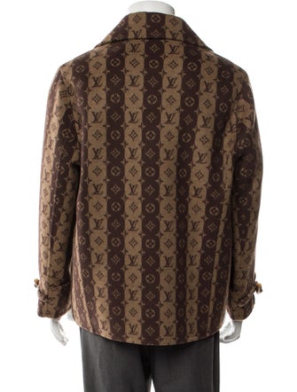 Louis Vuitton x Nigo 2022 'Trunk Stripes' Peacoat
