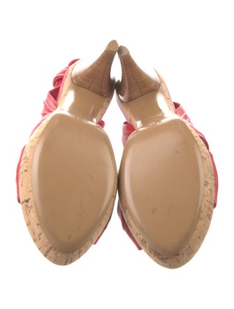 Louis Vuitton LV Monogram Leather Slingback Sandals