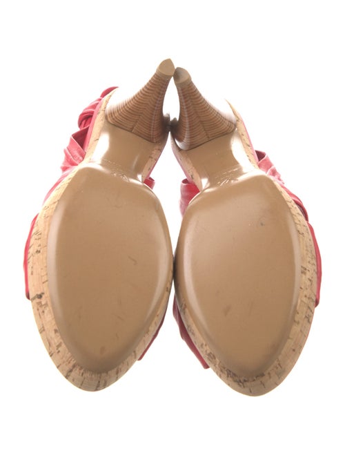 Louis Vuitton LV Monogram Leather Slingback Sandals