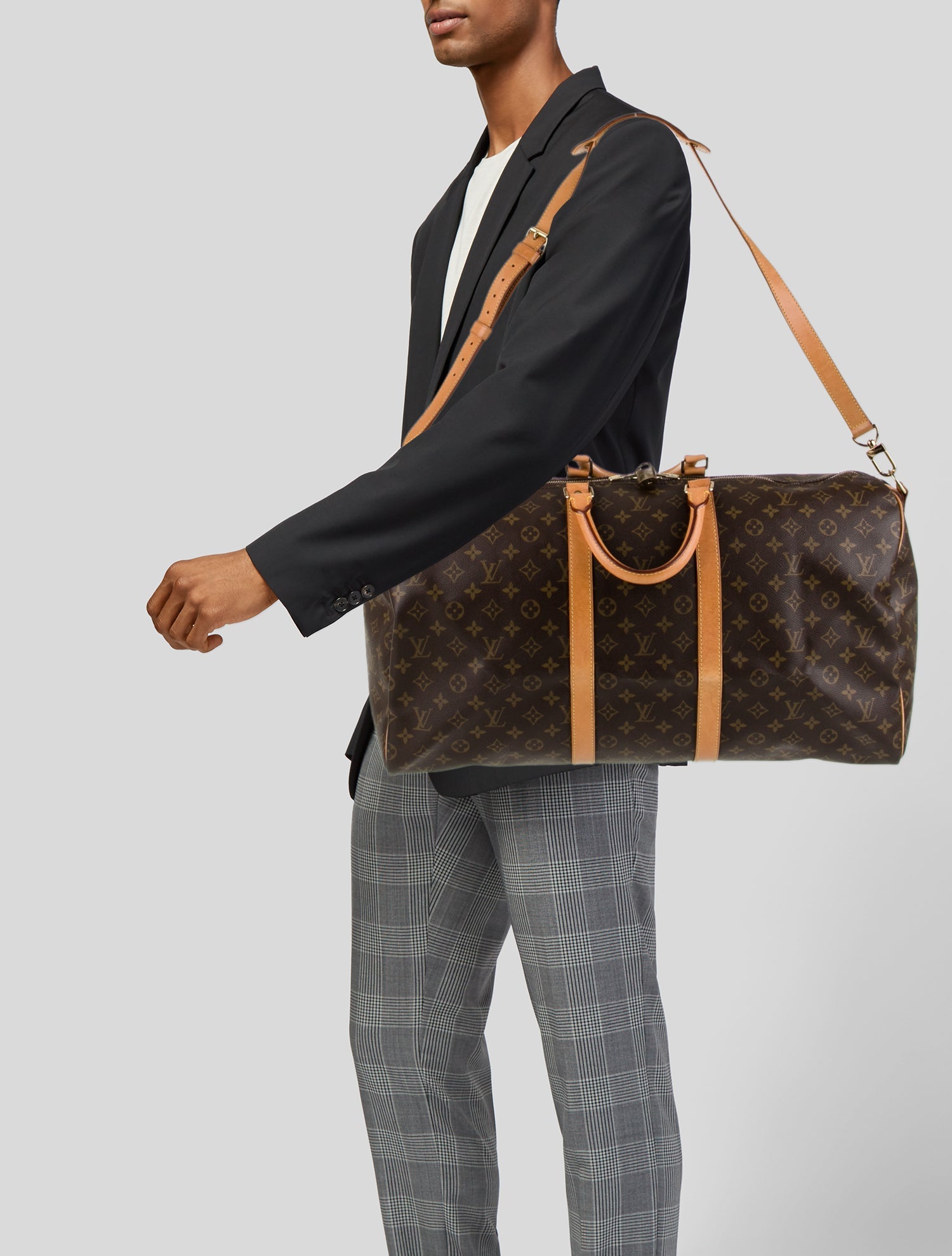Louis Vuitton LV Monogram Keepall Bandouliere 55