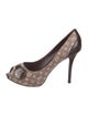 Louis Vuitton LV Monogram Canvas Pumps