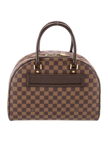 Louis Vuitton Handle Bags Damier Ebene Nolita Bag GM Vintage