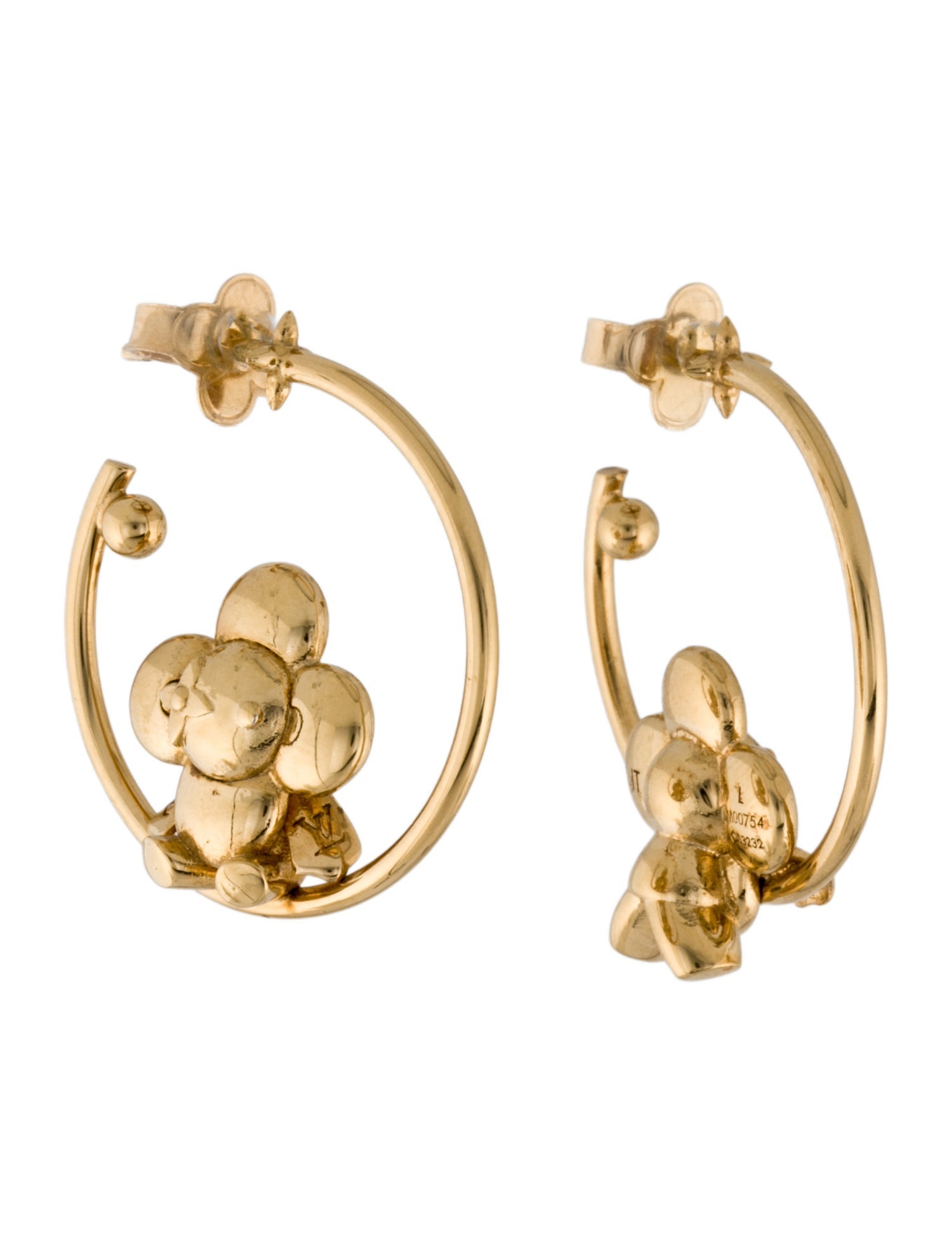 Louis Vuitton Vivienne Gymnast Earrings