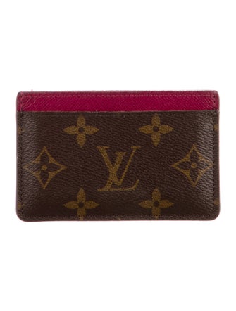 Louis Vuitton LV Monogram Coated Canvas Card Case