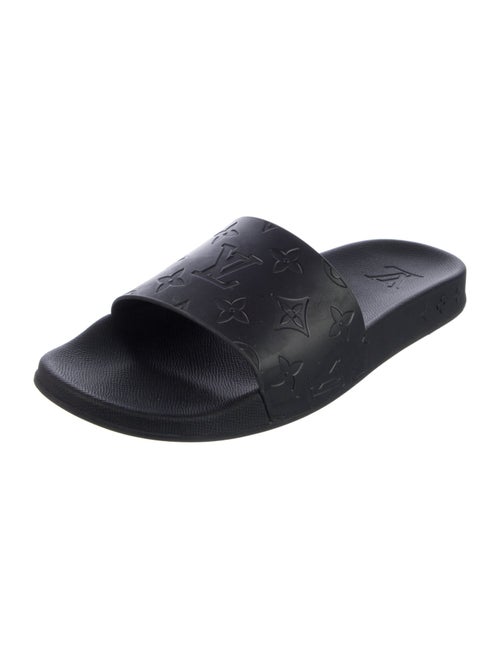 Louis Vuitton Rubber Polka Dot Print Slides