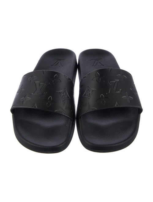 Louis Vuitton Rubber Polka Dot Print Slides