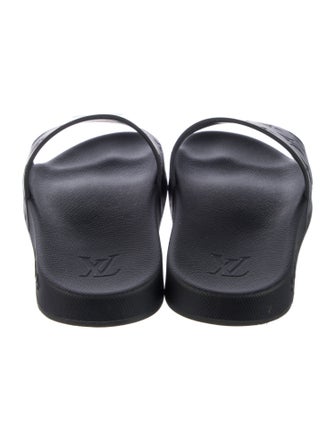 Louis Vuitton Rubber Polka Dot Print Slides
