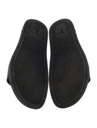 Louis Vuitton Rubber Polka Dot Print Slides