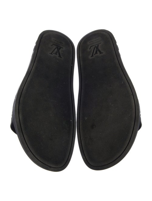 Louis Vuitton Rubber Polka Dot Print Slides