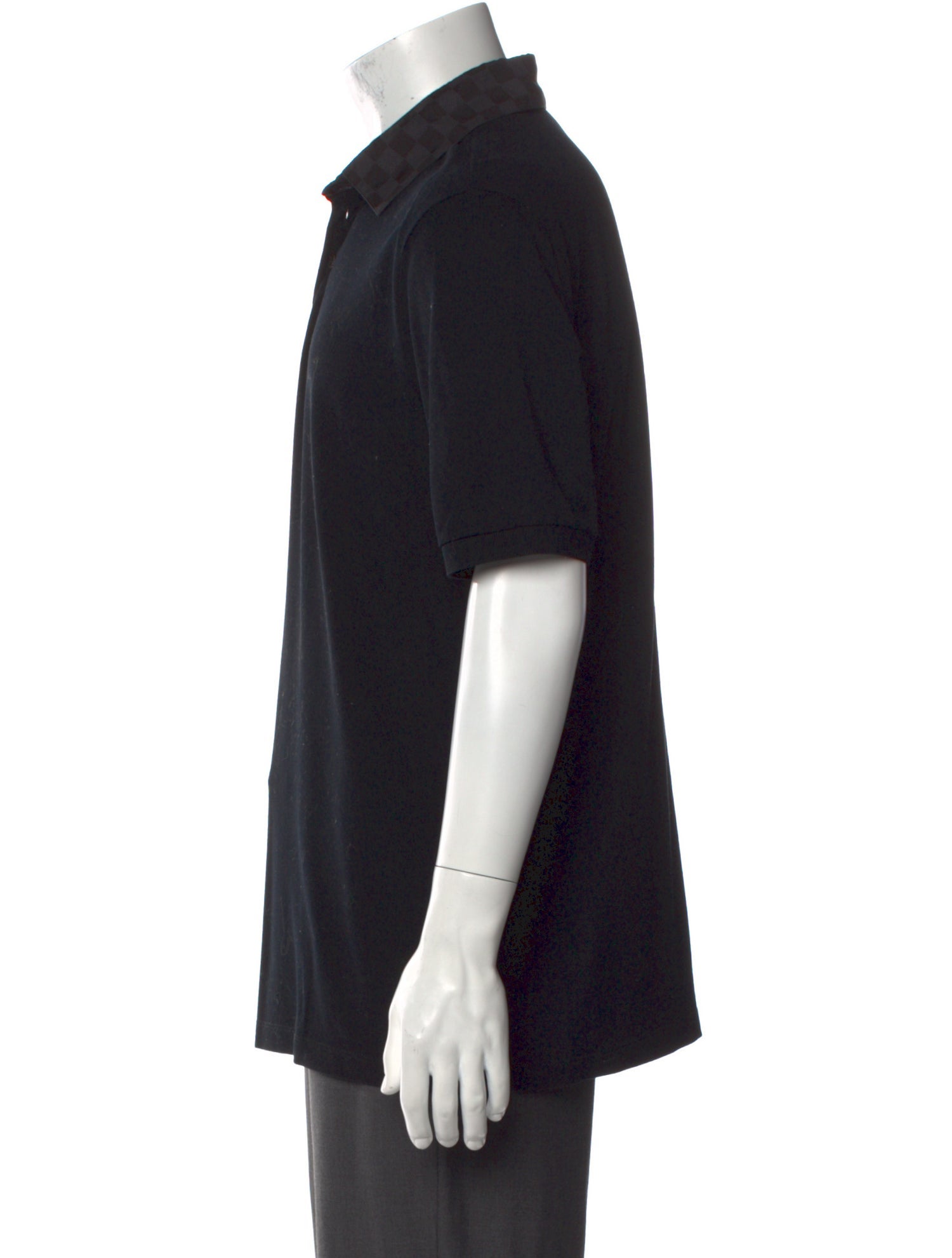 Louis Vuitton 2011 Damier Graphite Pattern Polo Shirt