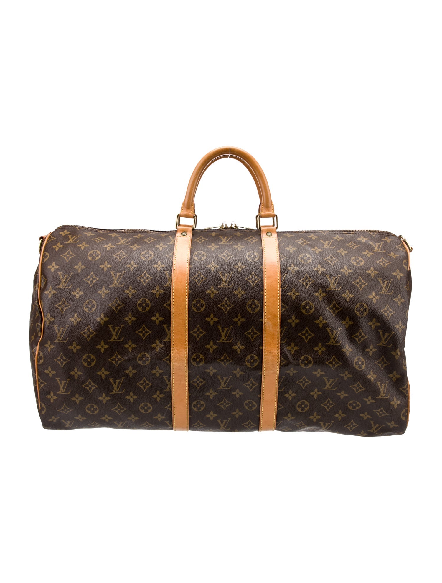 Louis Vuitton LV Monogram Keepall Bandouliere 55 Vintage