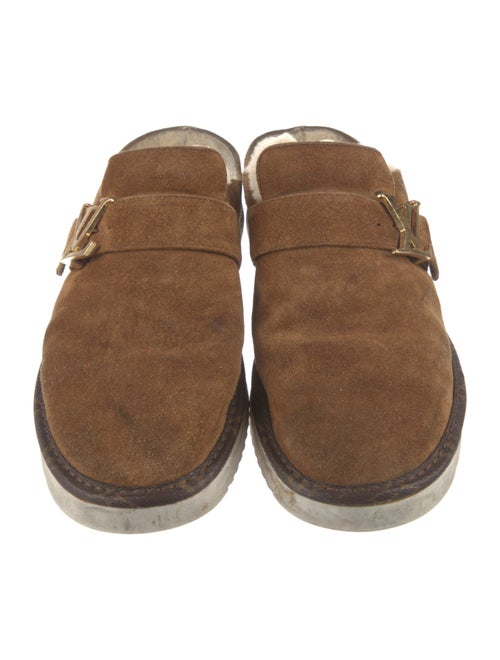 Louis Vuitton Suede Mules