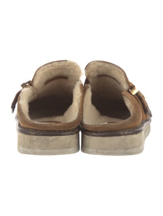 Louis Vuitton Suede Mules