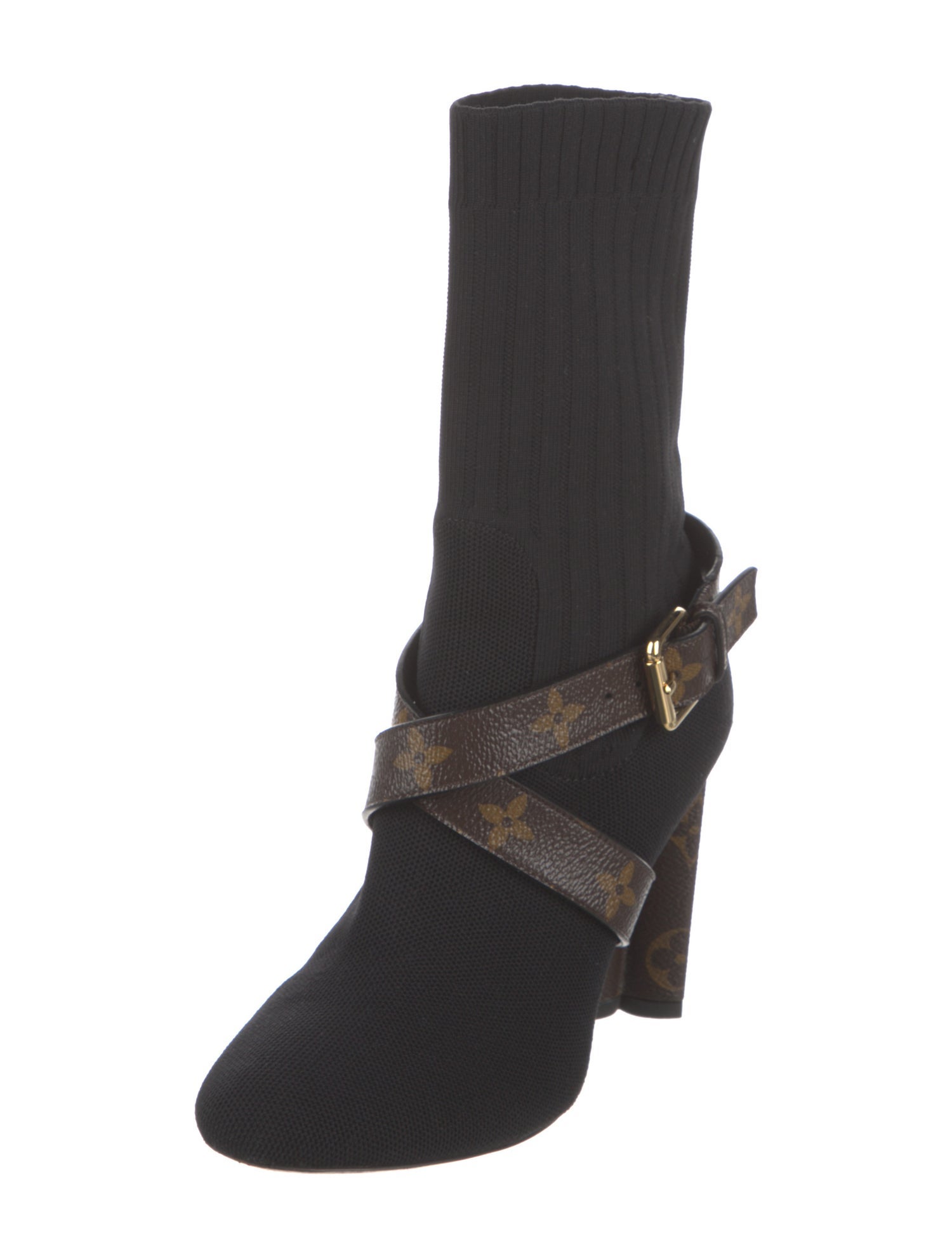 Louis Vuitton Monogram Pattern Boots