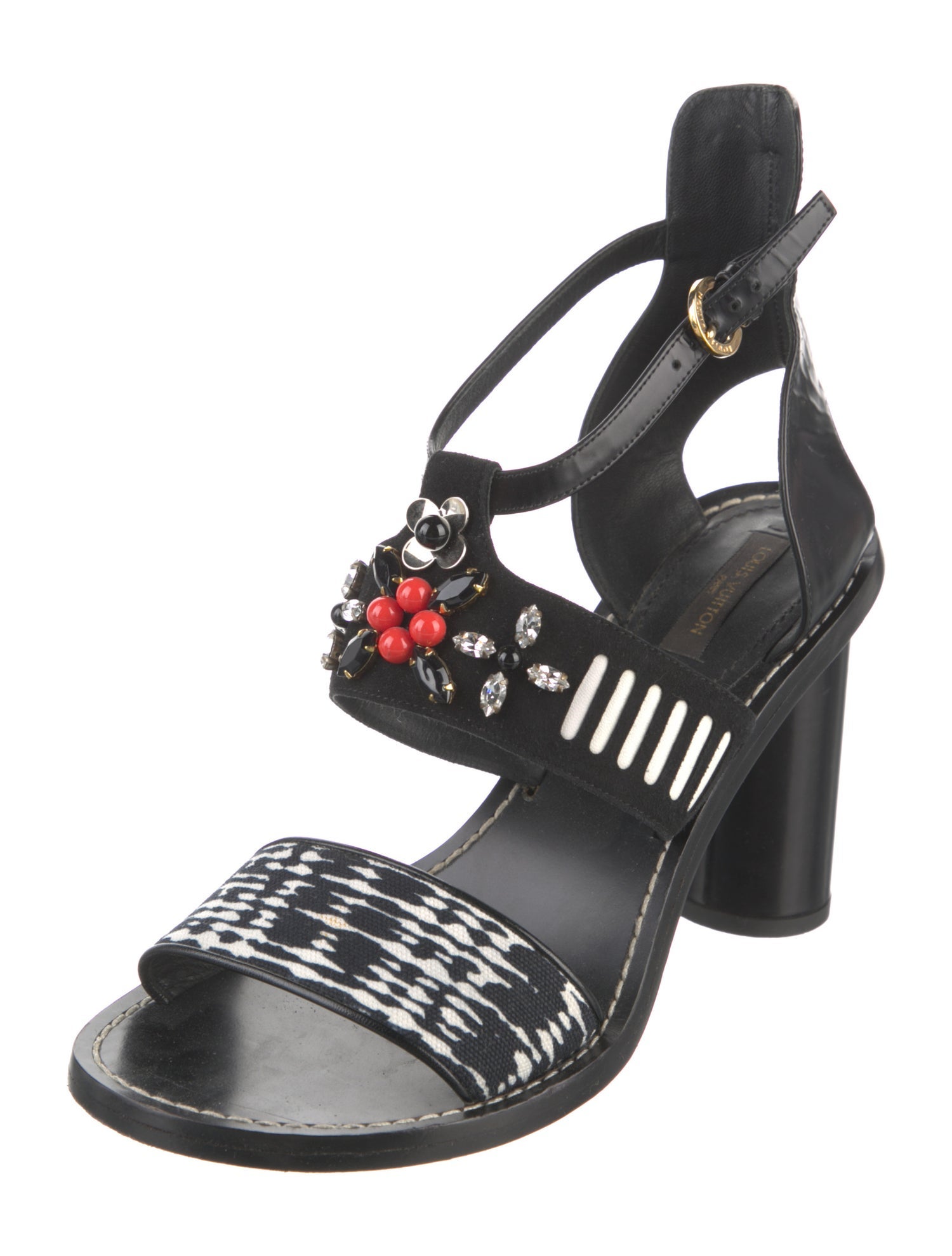 Louis Vuitton Canvas Printed Sandals