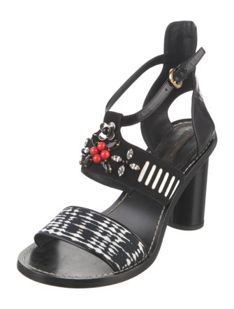 Louis Vuitton Canvas Printed Sandals