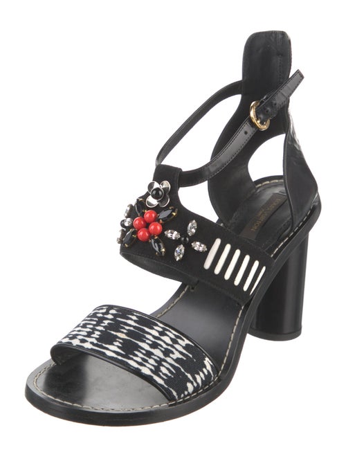 Louis Vuitton Canvas Printed Sandals