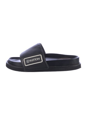 Louis Vuitton Sandals LV Monogram Leather Slides IT 41 | 11