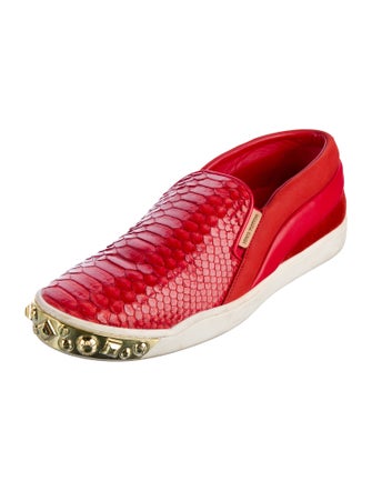 Louis Vuitton Python Animal Print Sneakers