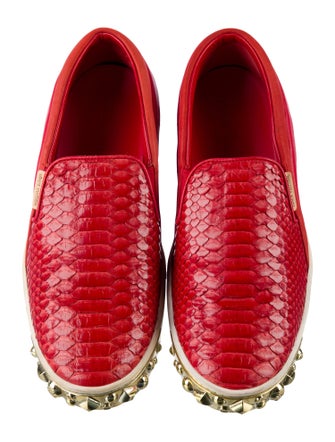 Louis Vuitton Python Animal Print Sneakers