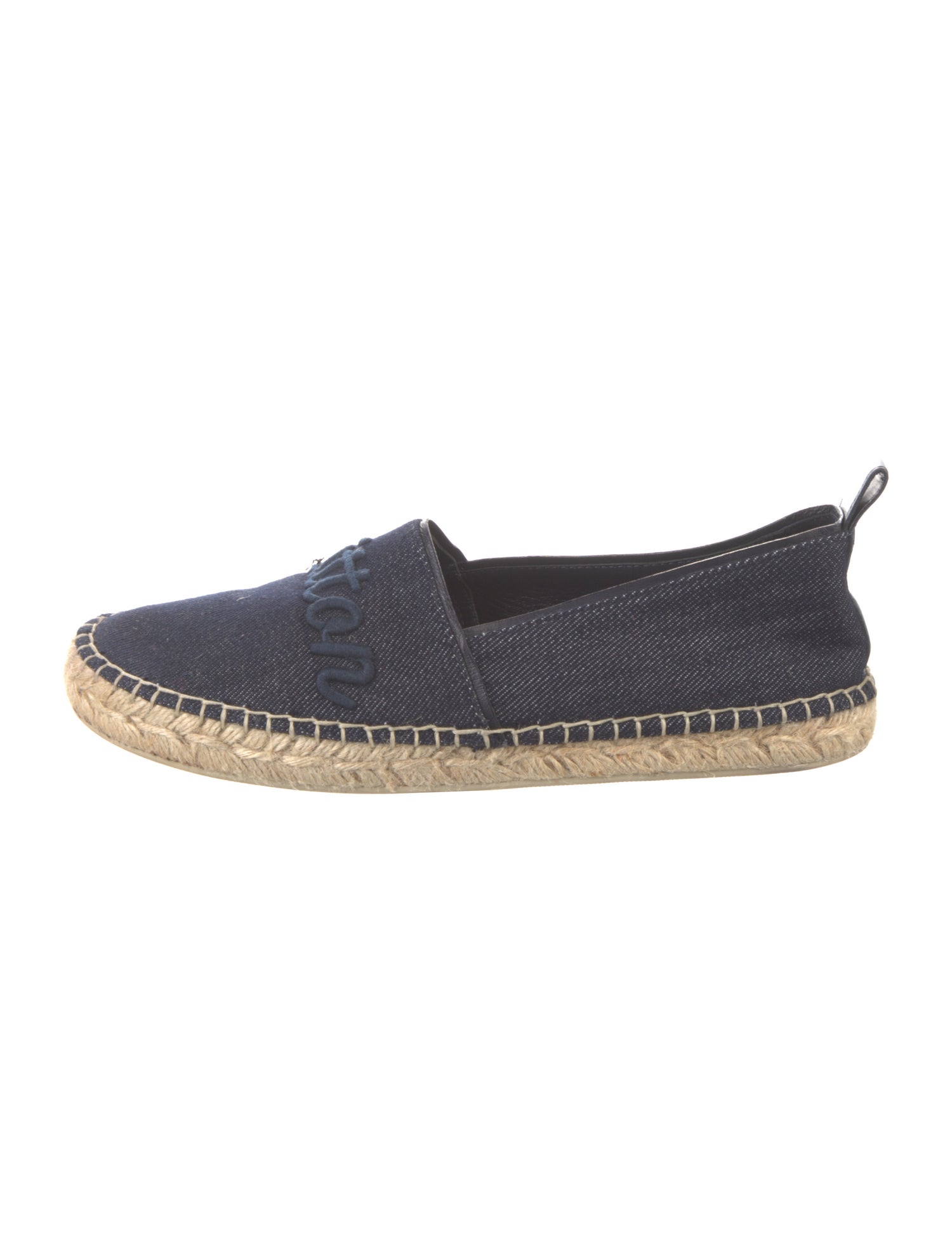 Louis Vuitton Canvas Embroidered Accent Espadrilles