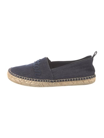Louis Vuitton Canvas Embroidered Accent Espadrilles